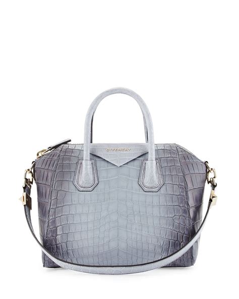 givenchy antigona grey review|givenchy crocodile antigona.